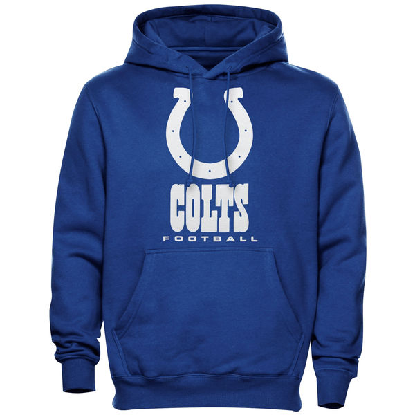 Men Indianapolis Colts Critical Victory Pullover Hoodie Royal Blue